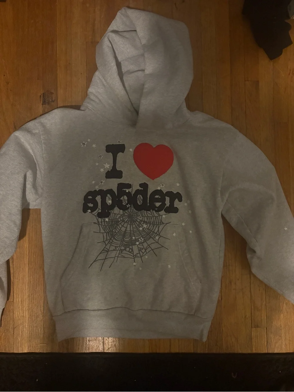 SpSder Souvenir Hoodie Grey Small